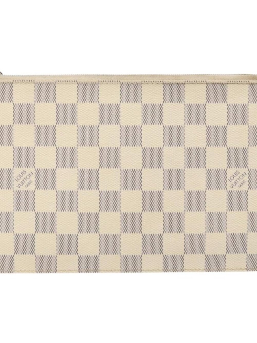 LOUIS VUITTON Damier Azur Neverfull MM Pouch LV Auth 171149 - Picture 2 of 16